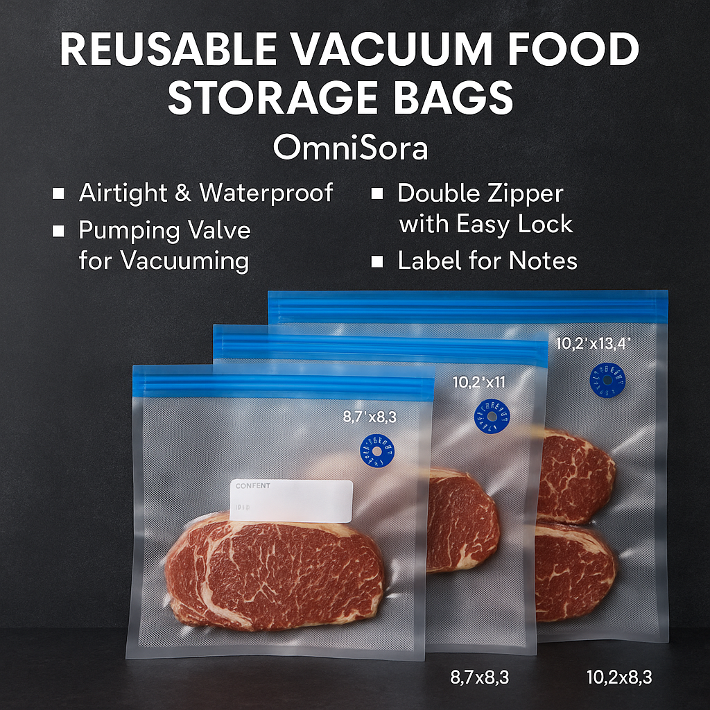 OmniSora PureSeal™ Vacuum Storage Bags
