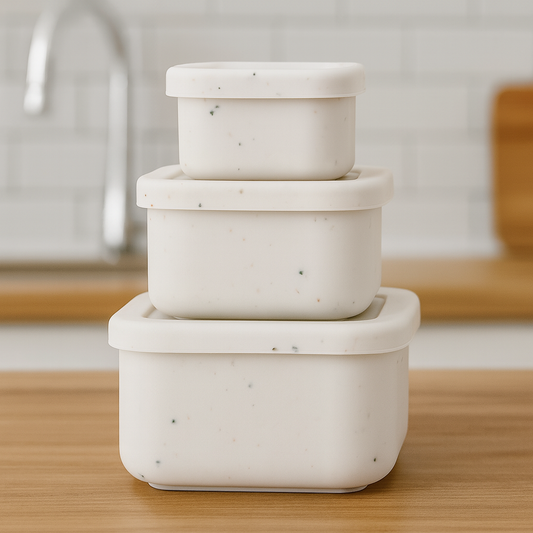 OmniSora StackMate™ – 3-Piece Silicone Food Container Set