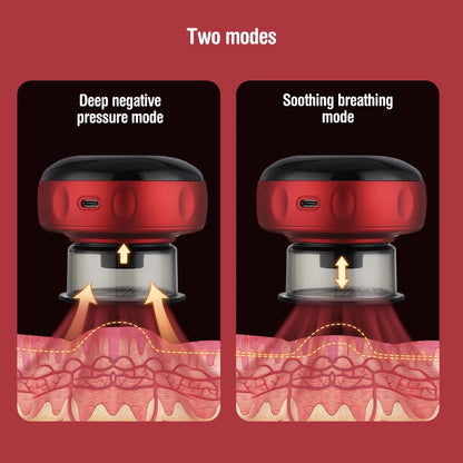 Professional 6-Level Suction Cupping Massage Machine with 12 Adjustable Gears for Anti-Cellulite Treatment